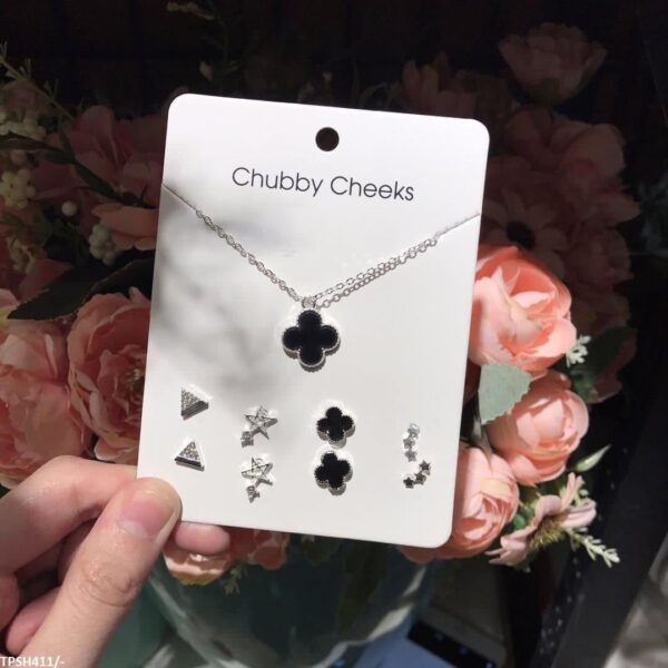 Clover Triangle/Cross/Star Pendant with Tops